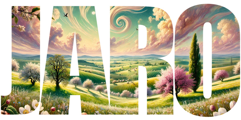 Motiv Jarní surrealismus v české krajině