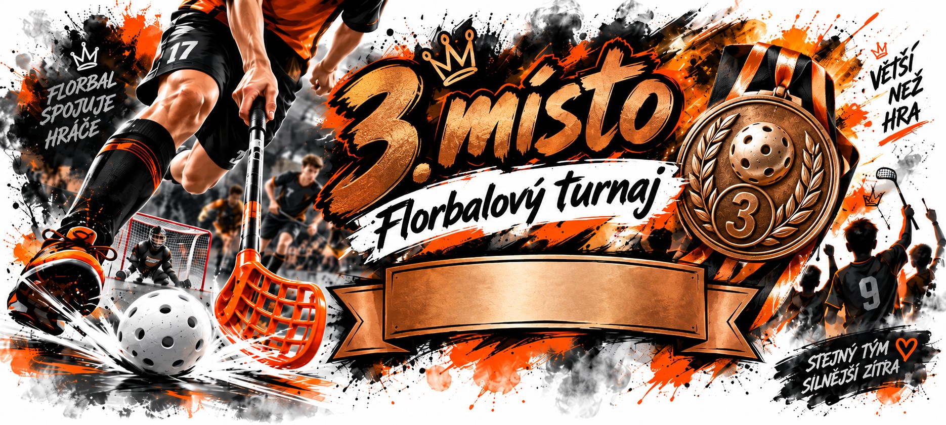 Motiv Florbal - Cena za 3. místo