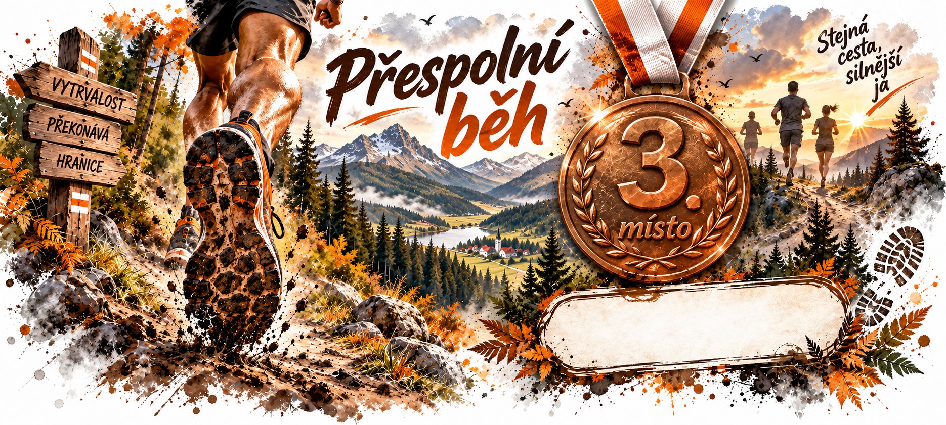 Motiv Přespolní běh - Cena za 3. místo