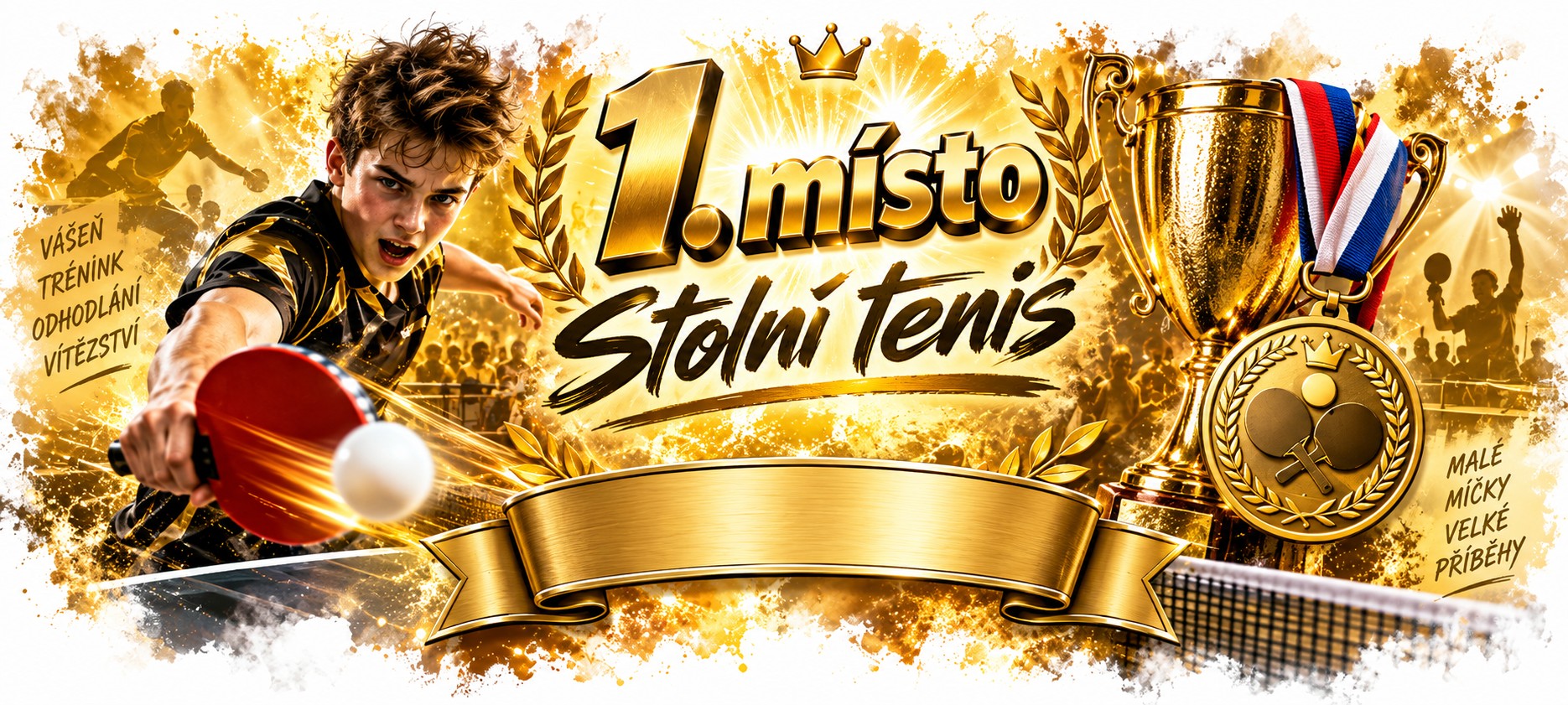 Motiv Stolní tenis - Cena za 1. místo