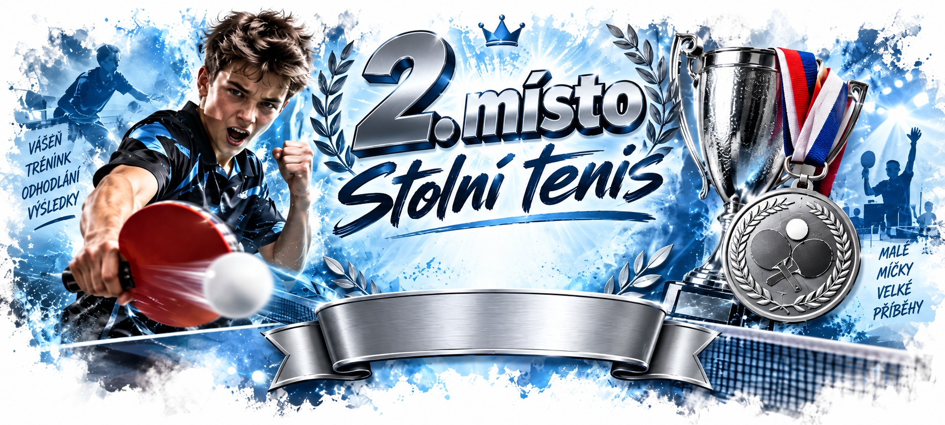 Motiv Stolní tenis - Cena za 2. místo