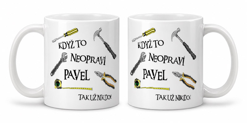 Náhled hrnku s motivem Když to neopraví