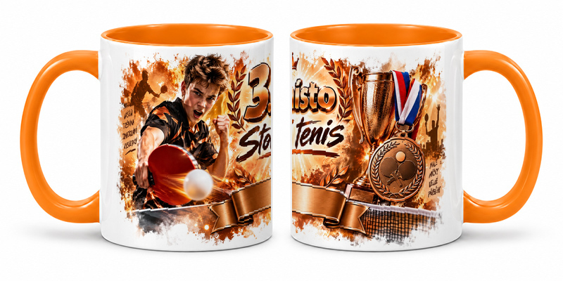 Náhled hrnku s motivem Stolní tenis - Cena za 3. místo