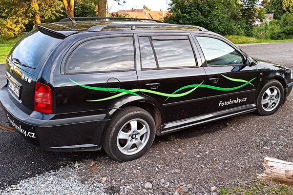 Polep na auto